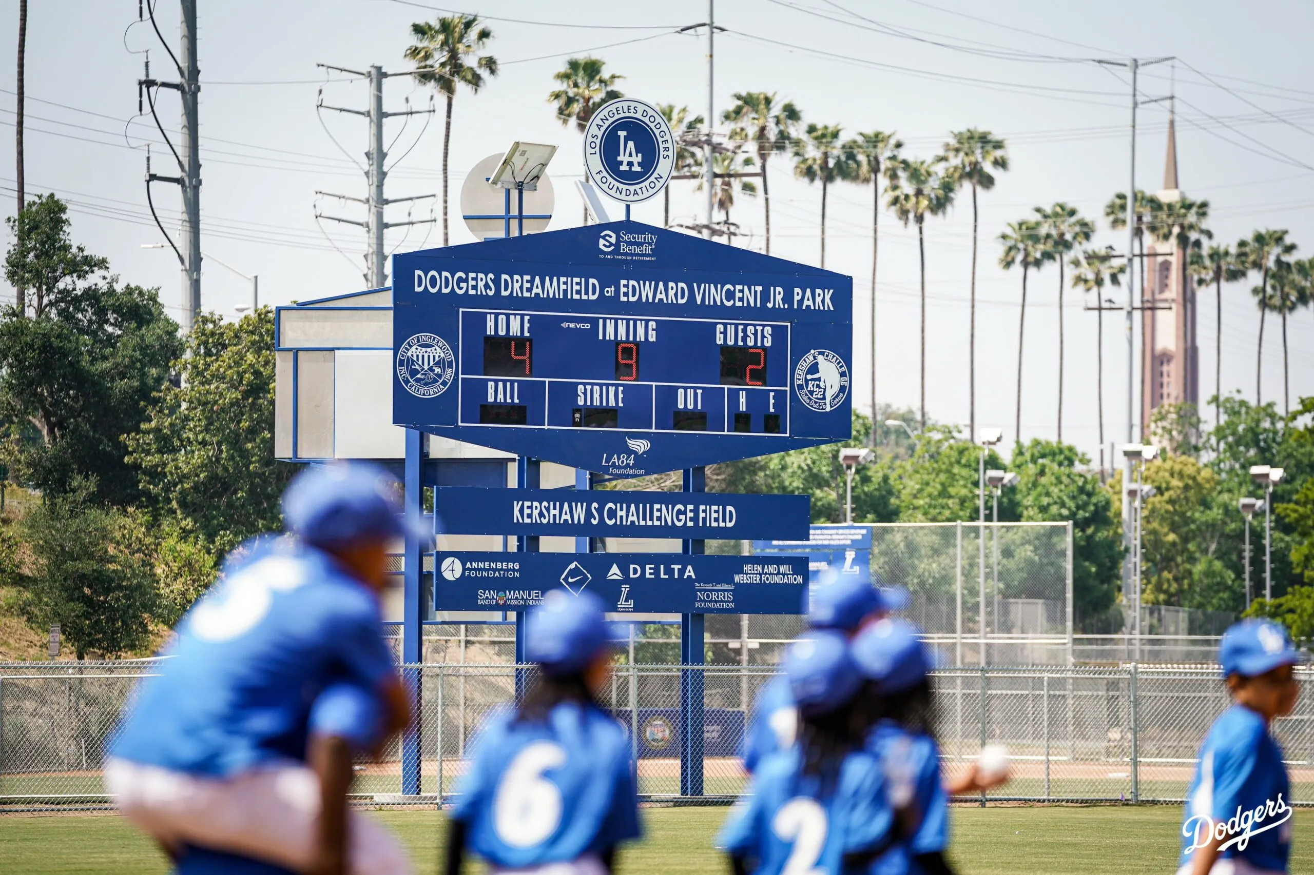 Dodgers unveil latest Dreamfields at Inglewood park - South Bay Examiner